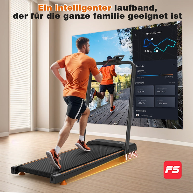 EU Home Office Desk Treadmills, Compact Desktop Treadmills With Tilted Portable Treadmills, 2-in-1 Treadmills For Walking, Running And Jogging, With A Weight Capacity Of 120KG